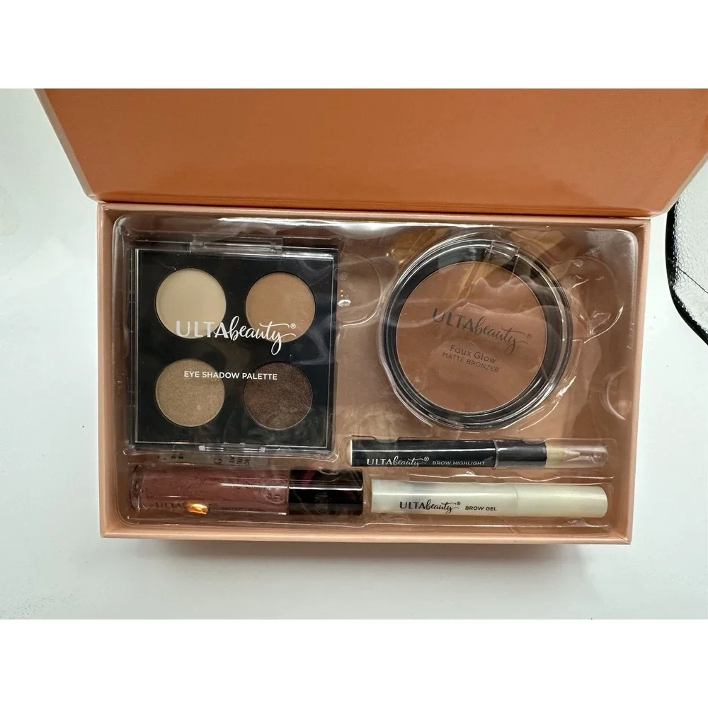 Ulta Beauty Besties Neutrals Edition 5pc Set: Eyeshadow, Lip Oil, Bronzer & More